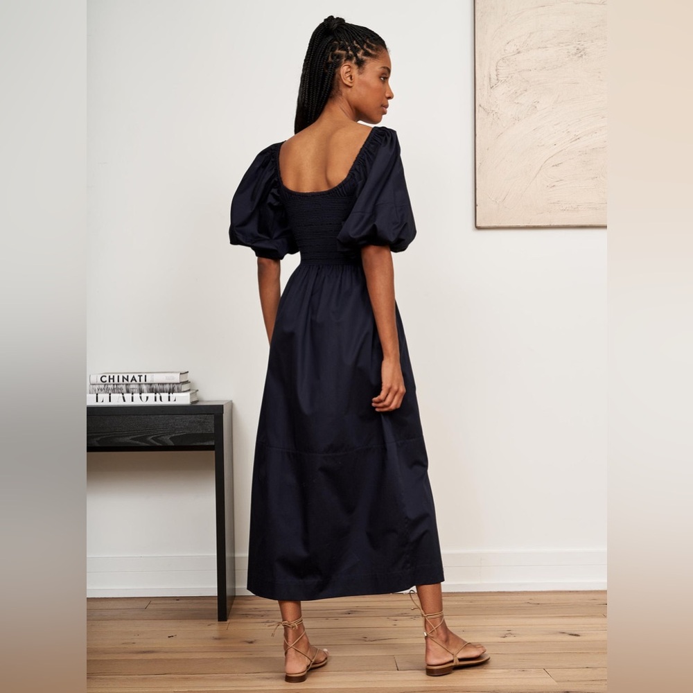 La Ligne Daisy Dress, Navy, Large - Picture 3 of 9